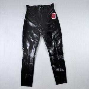 NWT Spanx Womens Leggings XL Faux Leather Patent High Rise Shaping Skinny Pants